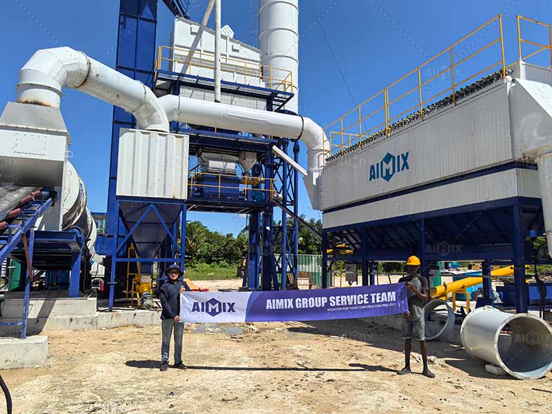 120tph hot mix asphalt plant manufacturer for road building in Jamaica
