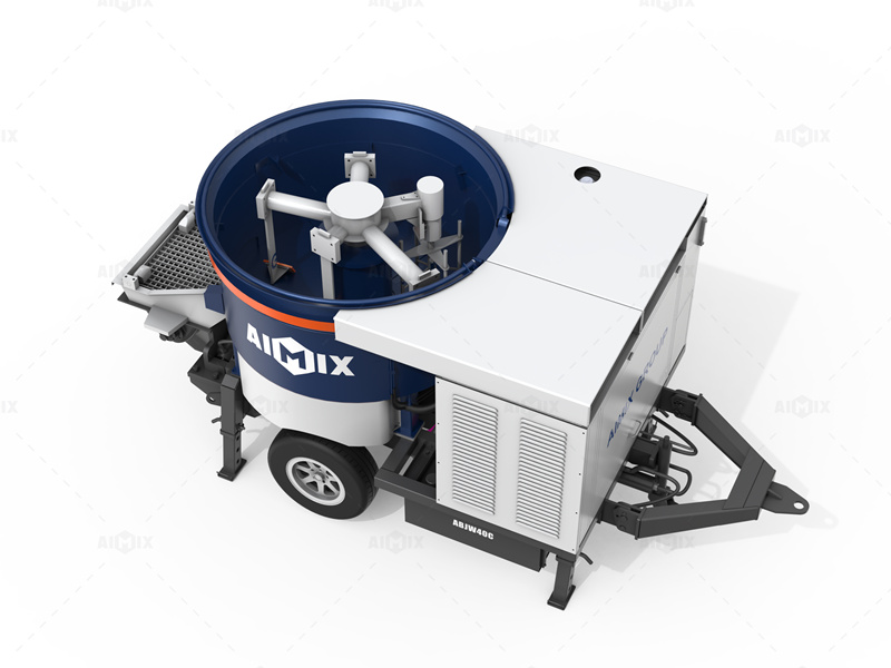 ABJW40C Diesel concrete mixer with pump price in Pakistan