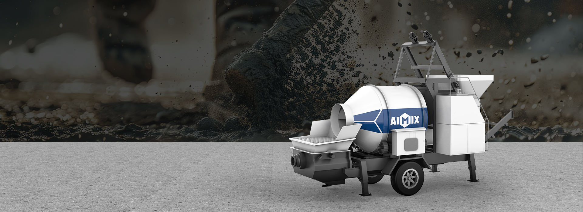 ABJZ30D Concrete Mixer Pump Banner