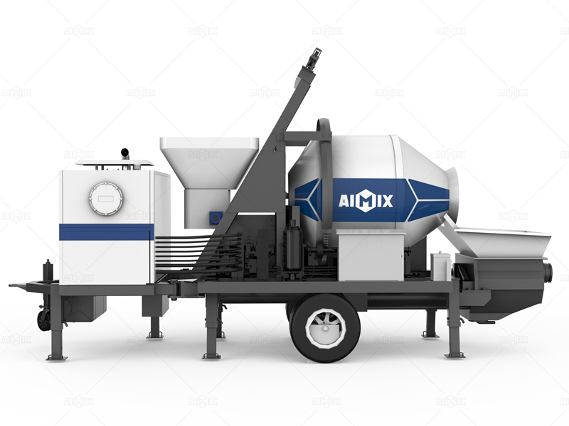 ABJZ40C Diesel concrete mixer with pump for sale pakistan