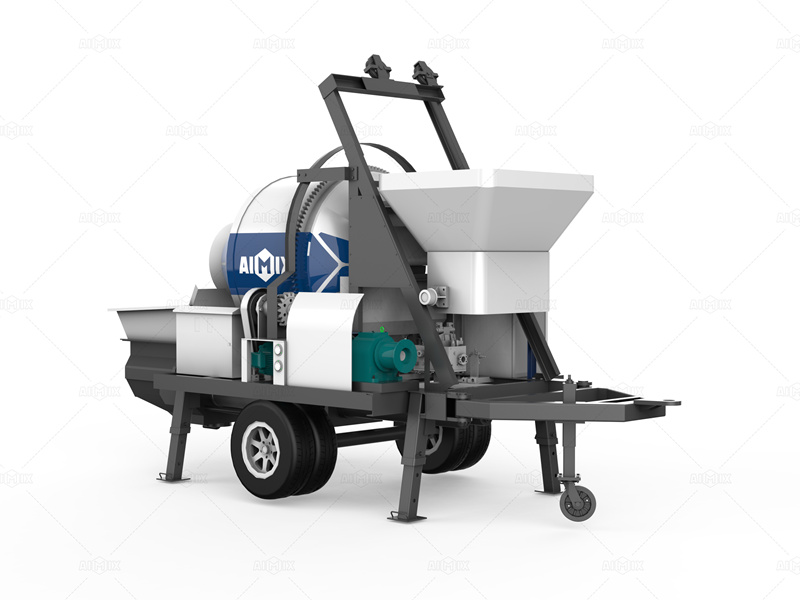 ABJZ40D Electric drum mixer concrete pump from Pakistan supplier