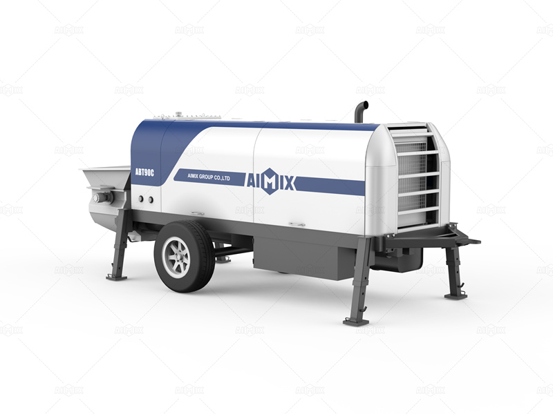 ABT90C Trailer concrete pump for sale in pakistan