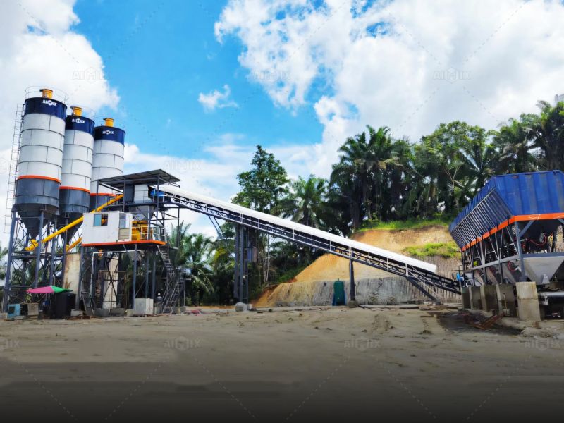 AJ90 rmc batching plant for precast production