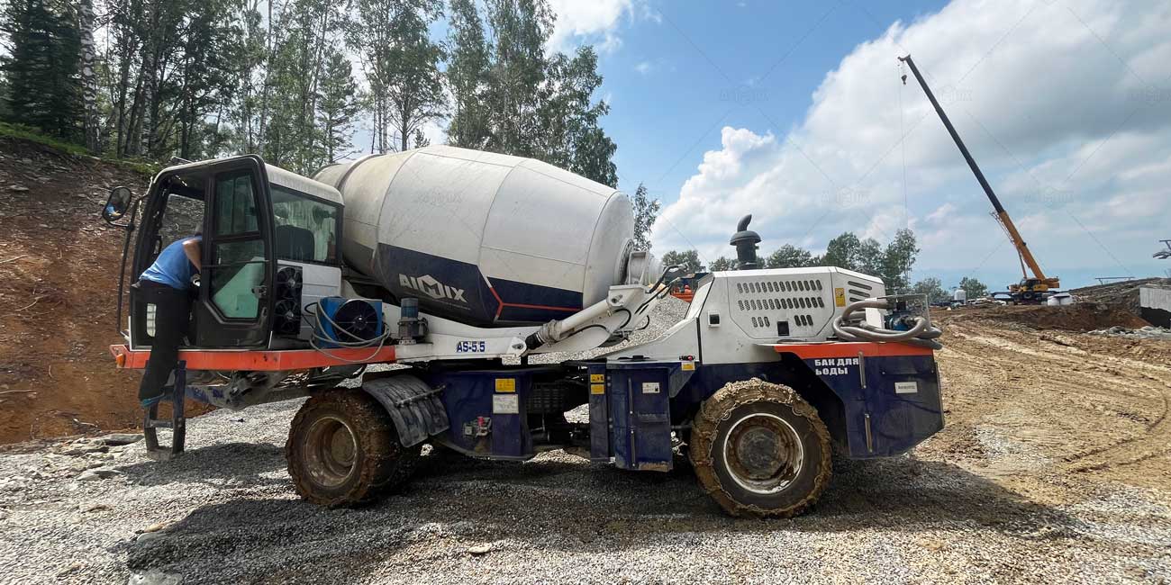 AS-5.5 self loading mixers performed well in Altai project