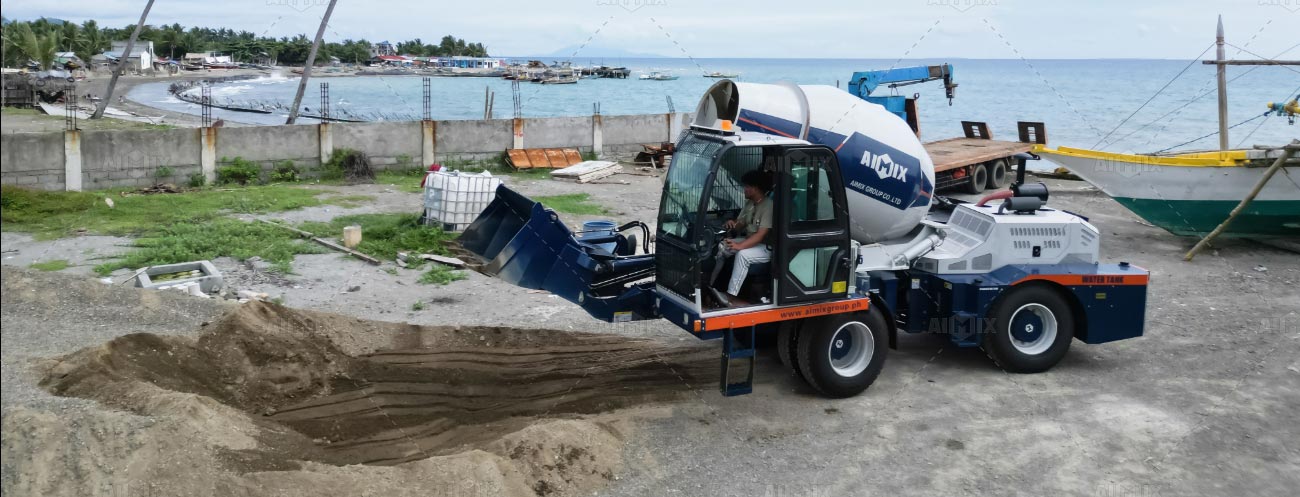 Aimix Self Loading Concrete Mixer for Sale UK