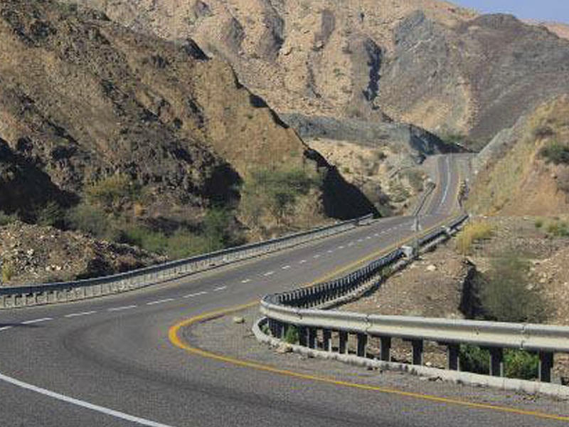 N-25 Highway  Balochistan in Pakistan