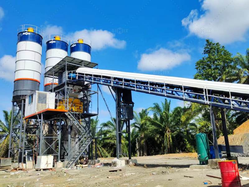 commissioning of the AJ90 batch plant