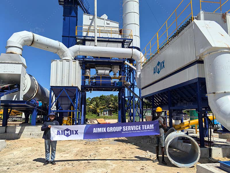 120tph asphalt hot mix plant near me for road building in Jamaica