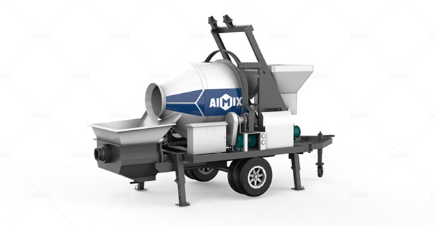 ABJZ30D electric powered concrete mixer pump for sale in Kenya