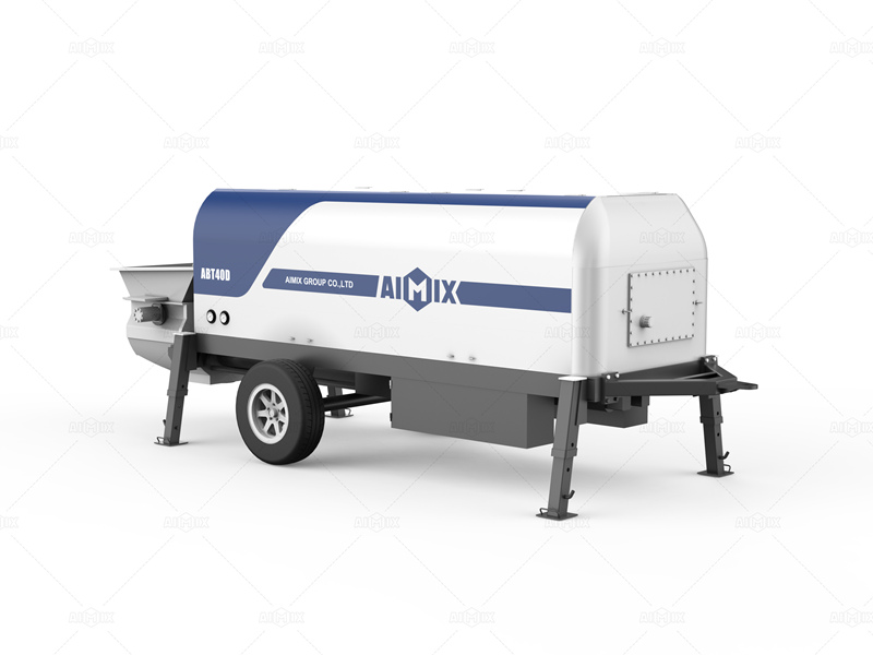 ABT40D trailer type electric concrete pump Kenya