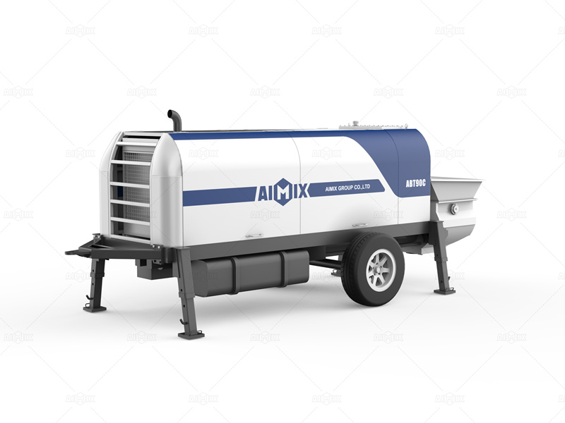 ABT90C High-capacity diesel trailer concrete pump Kenya