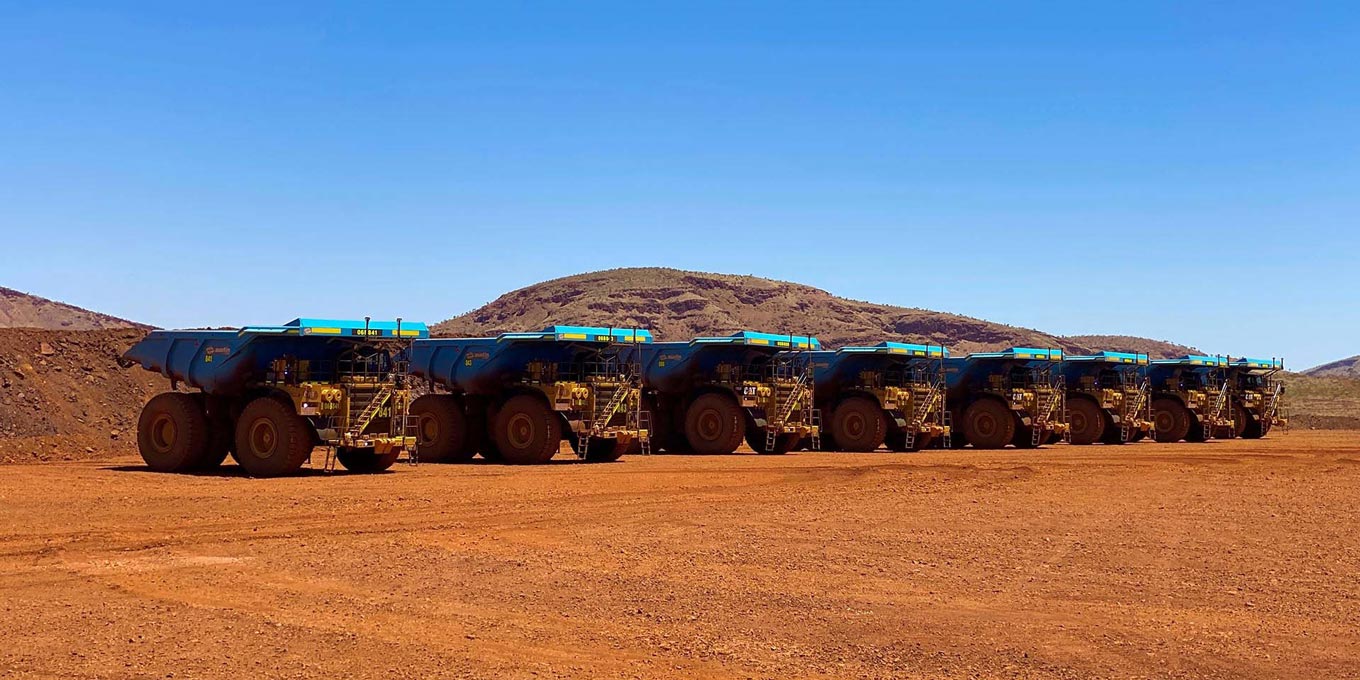 driverless trucks for mining works