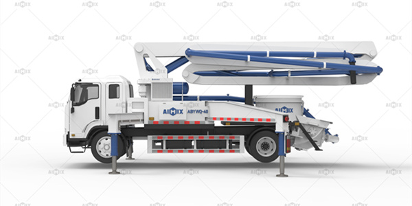 40m boom concrete pump car in Sri Lanka