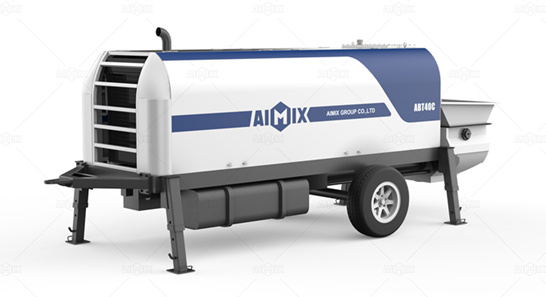 ABT40C trailer type diesel concrete pump Sri Lanka