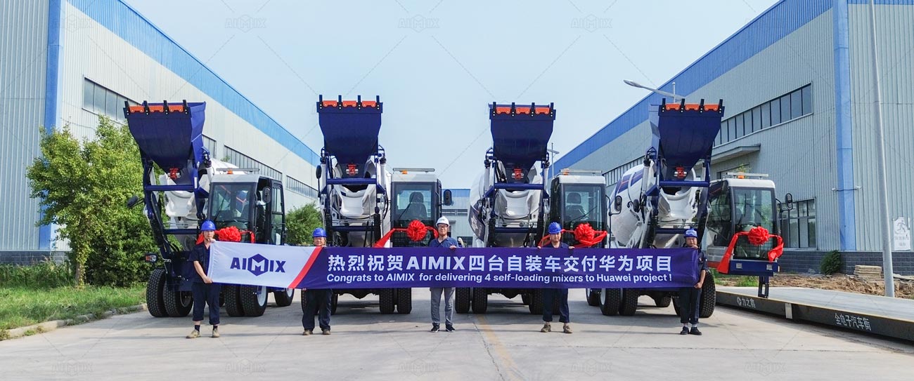 AS-3.5 Self Loading Concrete Mixer for Huawei Infrastructure Development
