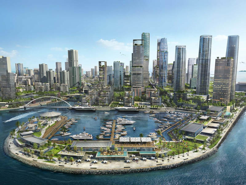 Colombo Port City Development in Sri Lanka