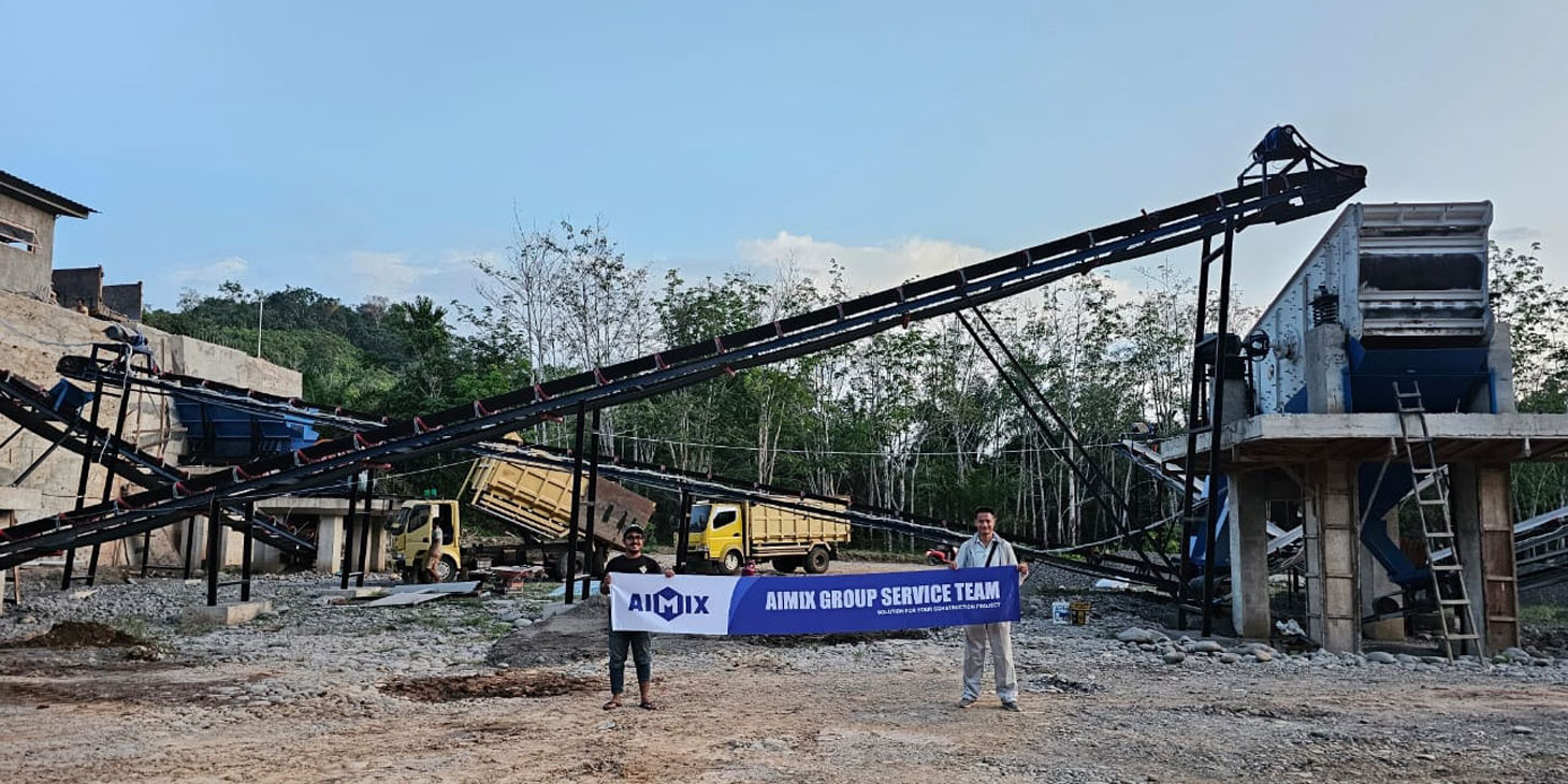 after-sales service for stone crusher plant in Indonesia