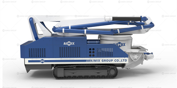 crawler chassis boom type concrete pump sale in Sri Lanka