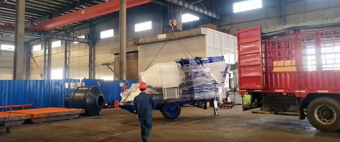mixer type concrete pump in Kenya