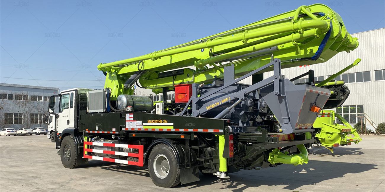 33m concrete pump truck in Vietnam
