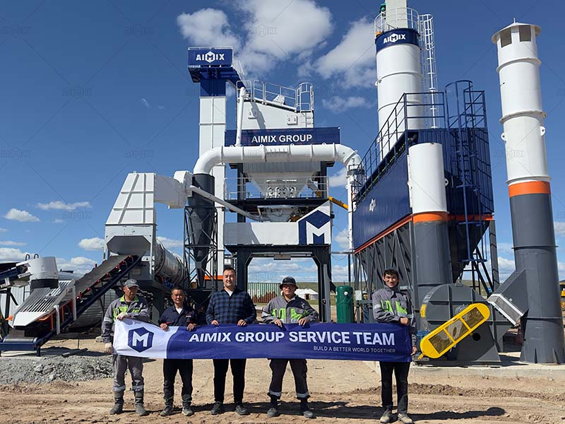 80tph asphalt premix plant business for asphalt road in Mongolia