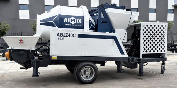 ABJZ40C drum mixer concrete pump sales Vietnam