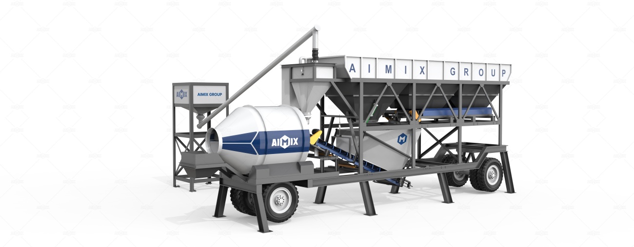 AJZY series mobile rmc plant