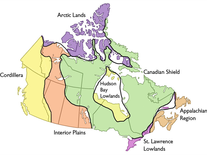 Canada’s Diverse & Rugged Geography