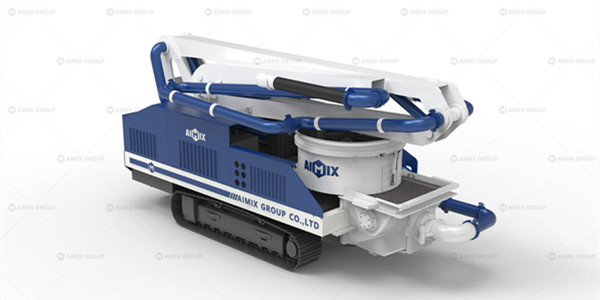 crawler chassis concrete pump in Canada for sale