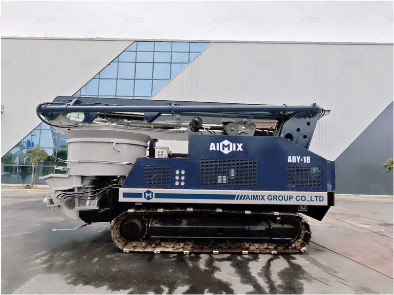 crawler mounted boom concrete pump Calgary