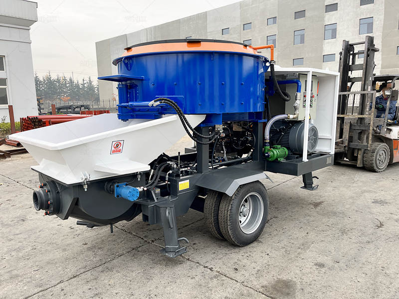 pan mixer concrete pump from Vietnam concrete pump manufacturer Aimix