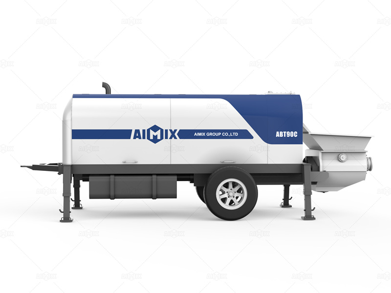 ABT90C high-volume pumping capacity trailer concrete pump Bangladesh