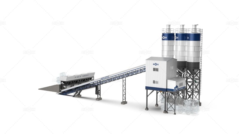 automated concrete batch plant