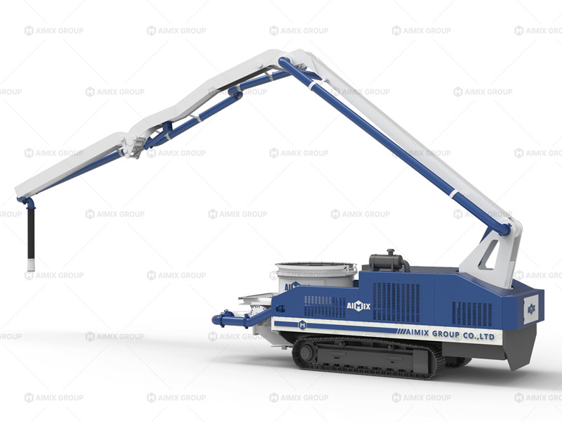 crawler chassis boom concrete pump as alternative