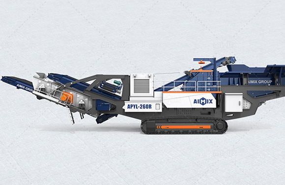 crawler concrete impact crusher for concrete waste processing