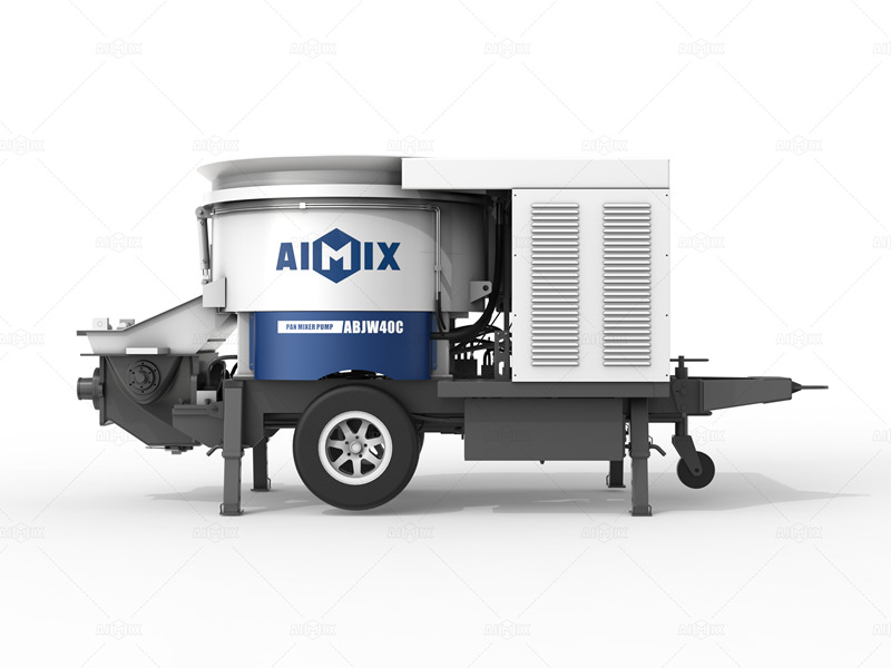 pan mixer concrete pump for Bangladesh residential & commercial construction
