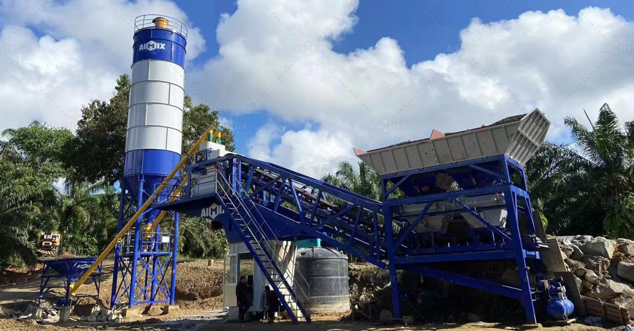 small concrete batch plant solution Aimix