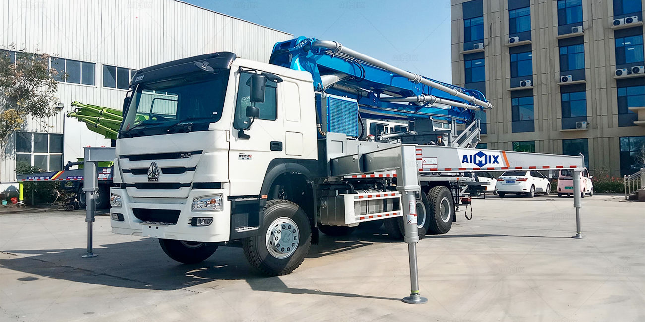 truck mounted concrete pumps from Aimix