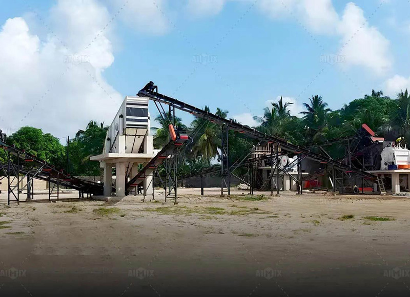 100-120 TPH Limestone Crusher Plant in Zanzibar, Tanzania