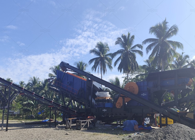 4-in-1 Mobile Stone Crushing Plant in the Philippines