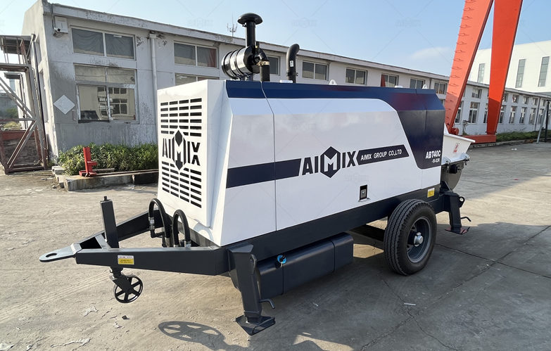 ABT40C trailer type diesel powered concrete pump