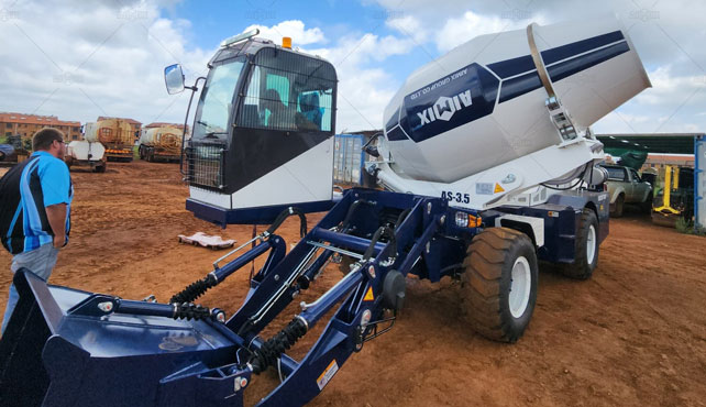 AIMIX concrete mixers successfully working in South Africa