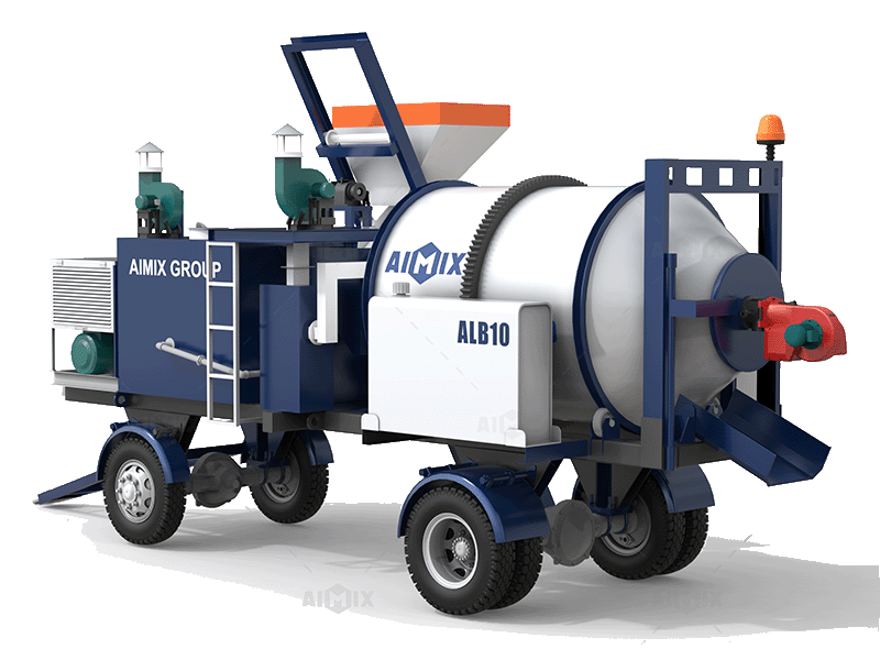 ALB-10 Small Portable Asphalt Mixer Machine Hot Selling in Nigeria