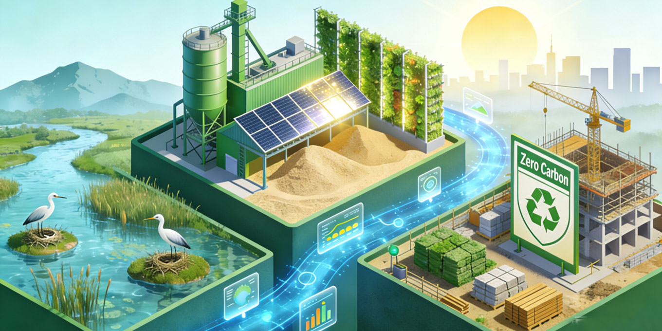 Green Revolution Environmental Benefits of Pebble-to-Sand Production