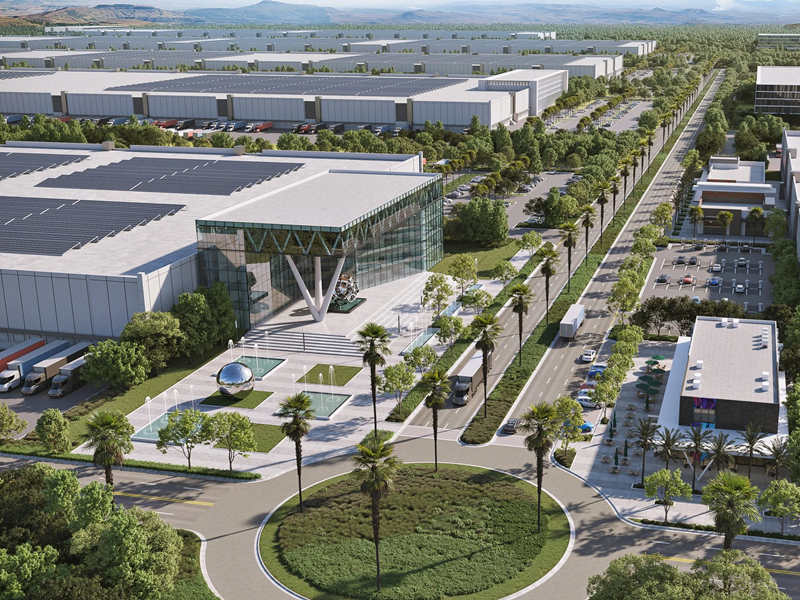 Warehouses need stationary concrete pumps