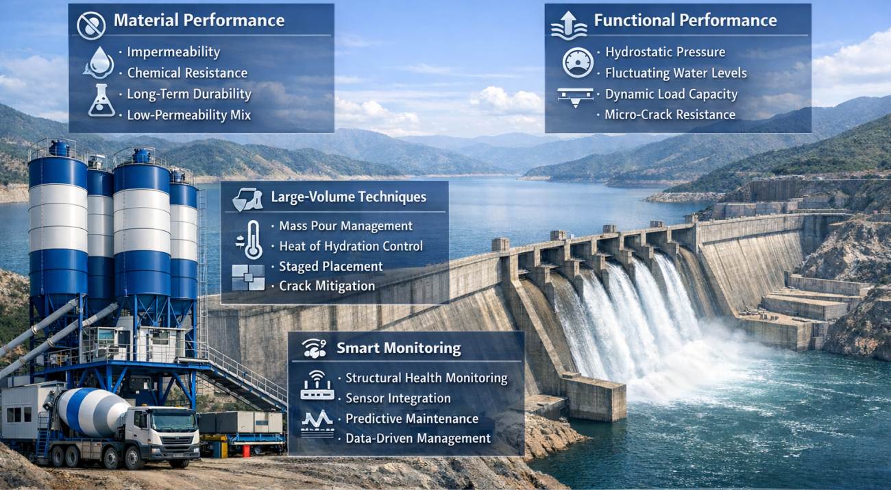 concrete requirements for water infrastructure projects
