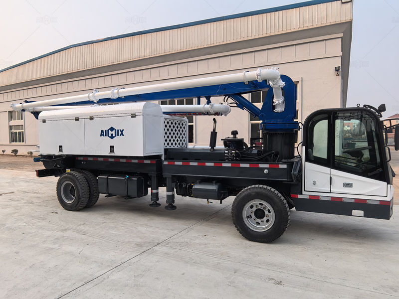 customized boom concrete pump for knowing how far will a concrete pump reach 