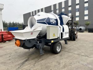 drum mixer electric concrete mixer pump from Aimix ABJZ40D model