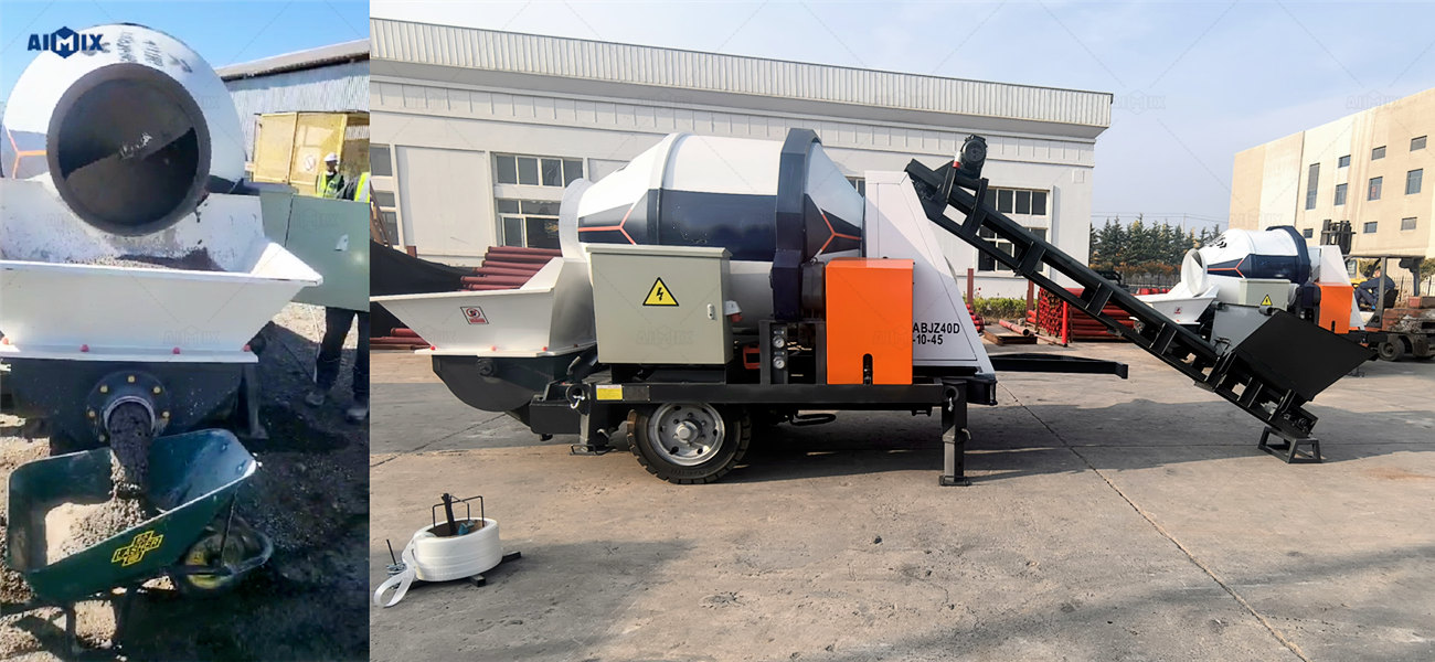 drum mixer electric concrete mixing pumps for South Africa Tunnel Construction