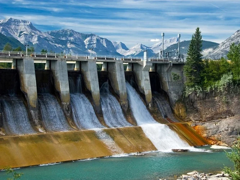 hydro-electric dams need diesel stationary pumpcrete